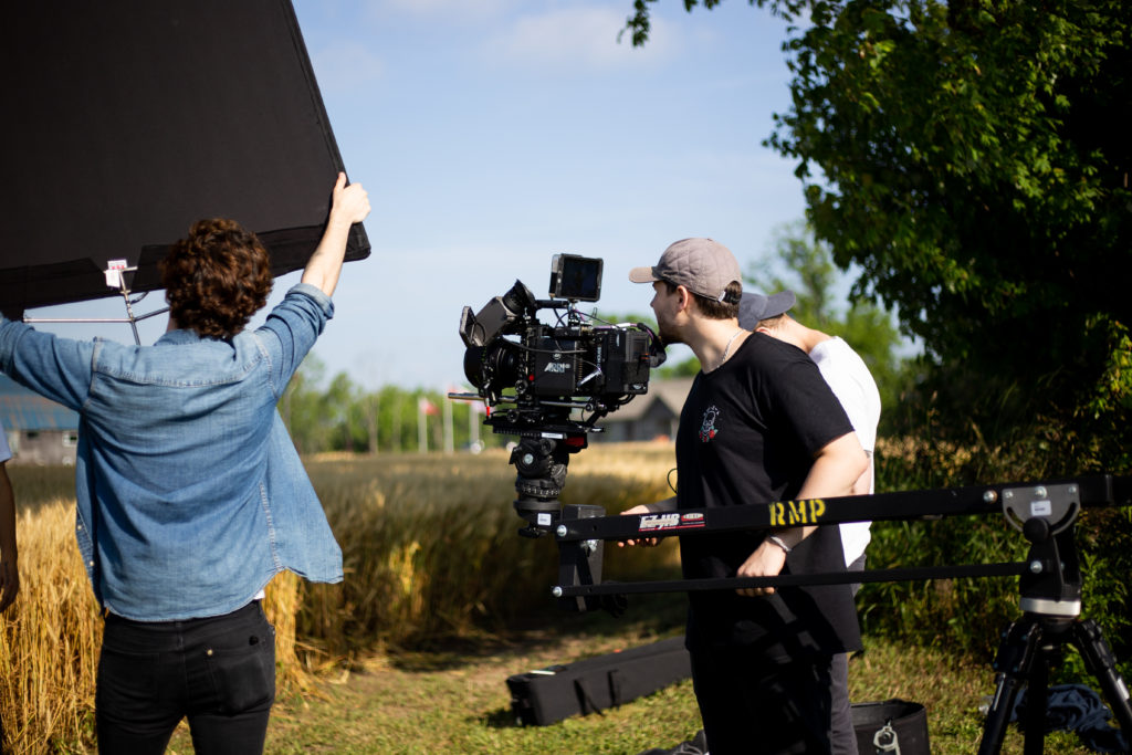 Booking a big production client: behind the scenes on set for "Better Me" music video by artist, Ollie, produced by Secodo Productions.