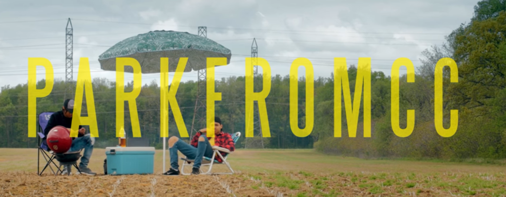 Frame from Ryan's first production outside of school, "Restore Me" music video for ParkfromCC.