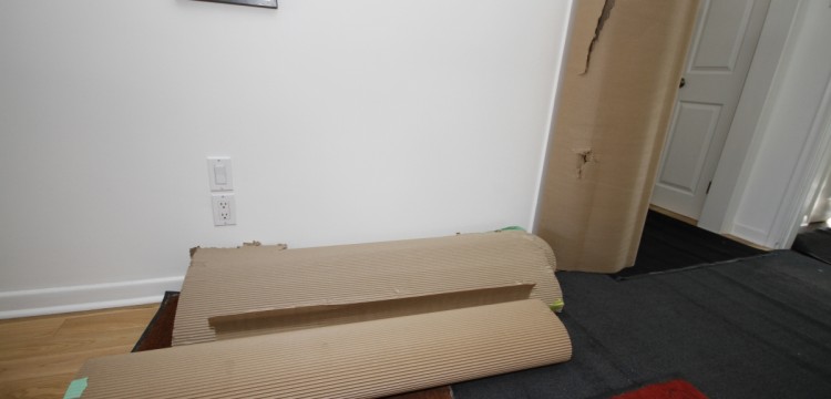 Always good to designate a space to store cardboard. 