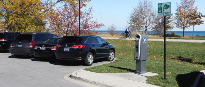 Parking at Chicago Park